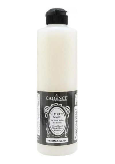 Ultimate Glaze Su Bazlı Sır Vernik Yarı Mat 250 Ml. Karışık Çok Renkli