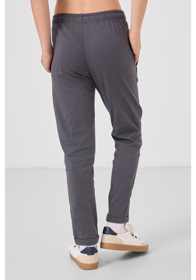 Tommy Life Gri Standart Fit Dokuma Hafif Esnek Chino Erkek Çocuk Pantolon - 11272 Gri