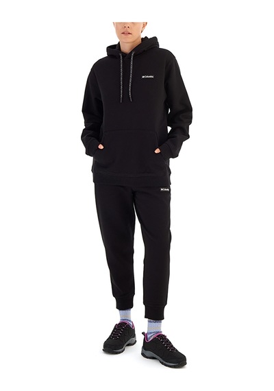 Columbia Csc U Marble Canyon Heavyweight Fleece Unisex Kapüşonlu Sweatshirt-5973 Siyah