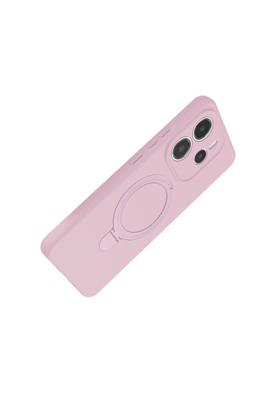 Xiaomi Redmi Note 14 4g Uyumlu Regal Magsafe Standlı Kapak - Açık Pembe