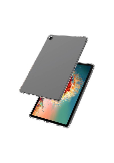 Goocamp Galaxy Tab A9 Kılıf Uyumlu Tablet Nitro Anti Shock Silikon Kapak-renksiz Tablet Kılıfı