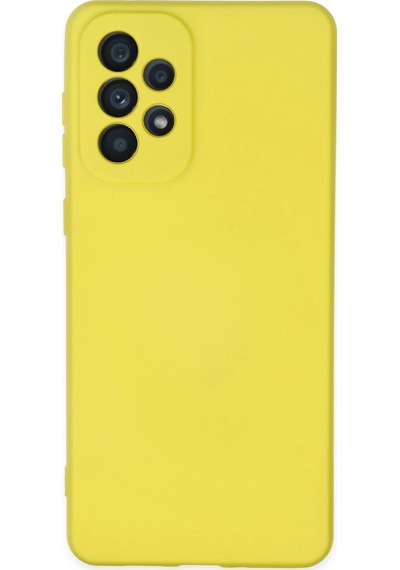 Lvsqvr Newface Samsung Uyumlu Galaxy A23 4g Kılıf Nano İçi Kadife Silikon - Sarı