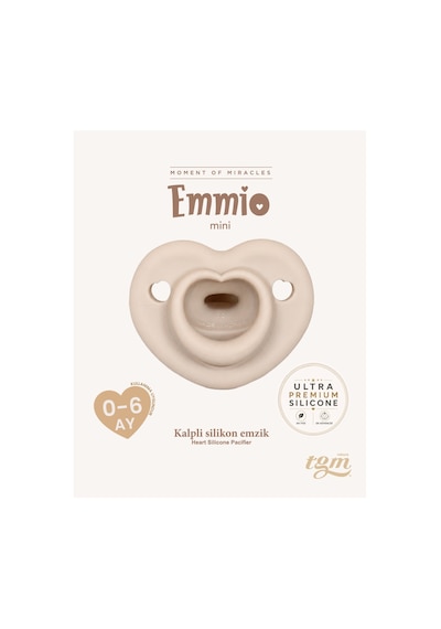 Tgm Baby Ultra Premium Silikon Kalpli Emzik Mini Bej
