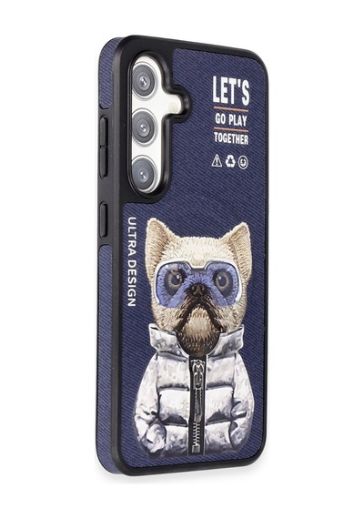 Joko Samsung Galaxy Uyumlu S24 Fun Magsafe Kapak Glblseme - 13 - Lacivert-2 Metal
