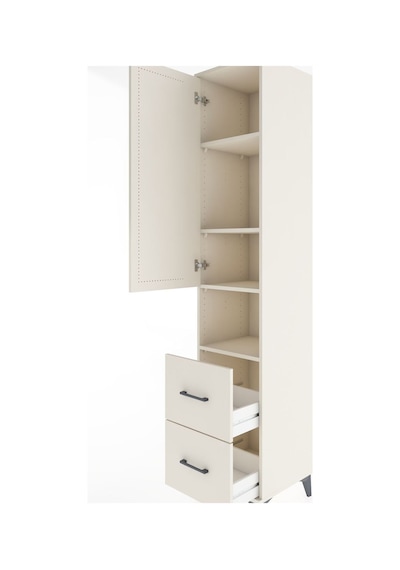 Hyperion Dolap 4 Raflı 2 Çekmeceli Tek Kapaklı 44x44x221 Ayta... Aytaşı