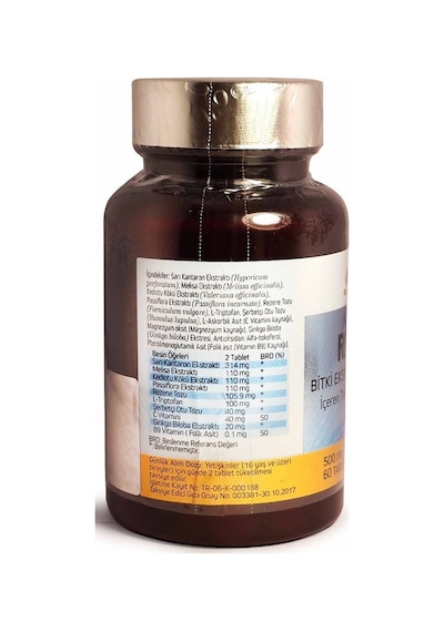 2 Adet Balen Reston Bitki Ekstraktları ve Vitamin 500 MG 60 Tablet