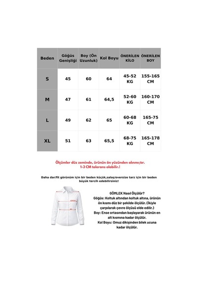 Seeh Siyah/beyaz Uzun Kollu Vücuda Oturan Gömlek Sh356 Basic