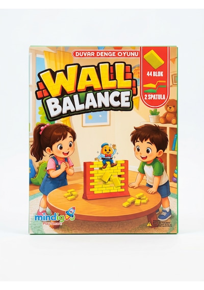 Balance Tower Ahşap Denge Oyunu 54 Parça Doğal Ağaç Jenga Oyunu