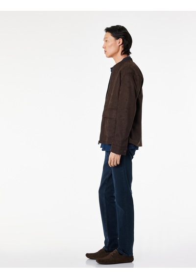 Koton Pamuklu Normal Bel Slim Fit Jean Pantolon - Brad Jean Koyu İndigo 6sam40279nd