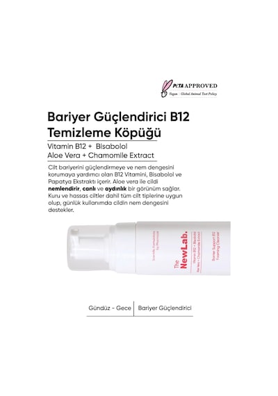 The NewLab Bariyer Güçlendirici B12 Temizleme Köpüğü