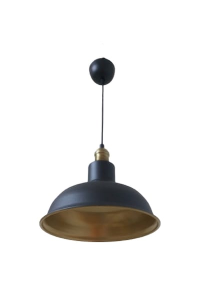 Rys Retro Metal Siyah Dekoratif Eskitme Duylu Kafe Siyah Içi Gold (536633280)
