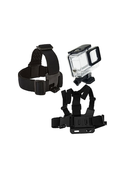 Gopro Hero 7 Su Geçirmez Kılıf 6 Parça Göğüs Kemeri Ve Kafa Bandı