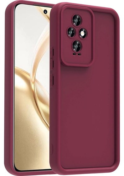 Honor 200 Kılıf Kamera Korumalı Zore Ananas Kapak Mürdüm