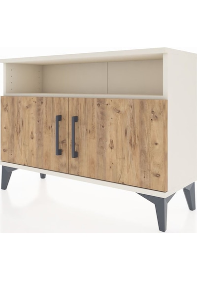 Arges Şifonyer 2 Raflı 2 Kapaklı 88x30x64 Aytaşı-çam Aytaşı