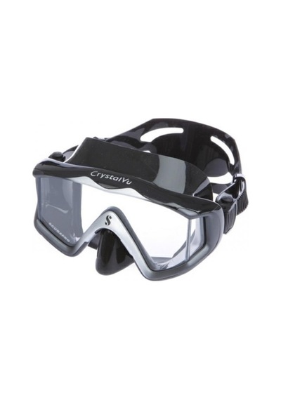Scubapro Crystal Vu Maske Siyah Gümüş