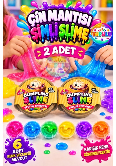 Çin Mantısı Slime Oyun Jeli Simli Dumpling 2 Adet Esnek Sürpriz 6 Renk Eğitici-öğretici Duyu-motor Beceri Oyuncağı Çok Renkli Çok Renkli Çin Mantısı Slime Oyun Jeli Simli Dumpling 2 Adet Esnek Sürpriz 6 Renk Eğitici-öğretici Duyu-motor Beceri Oyuncağı Çok Renkli Çok Renkli