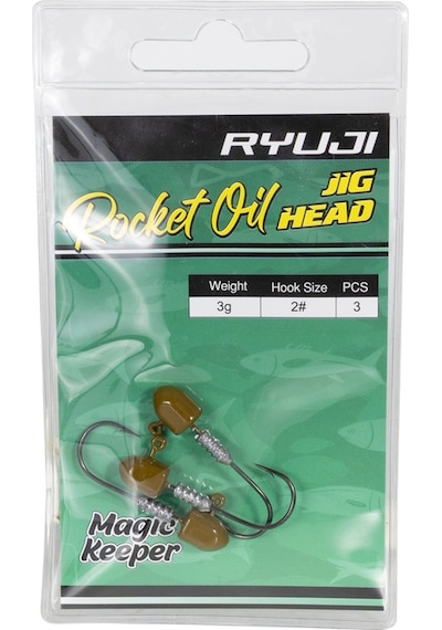 Ryuji Rocket Oil 3gr Jig Head 1-0 1-0