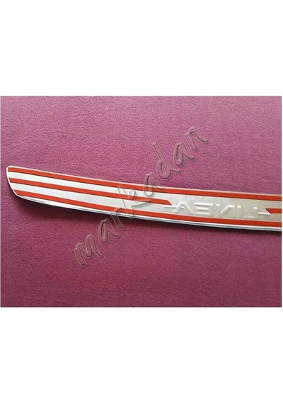 Woc Chrome Fiat Linea Krom Arka Tampon Eşiği 2006-2018 Paslanmaz