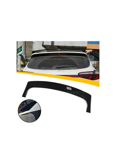 Hyundai Tucson Spoiler Parlak Siyah Spoyler Plastik İthal 2020-2023