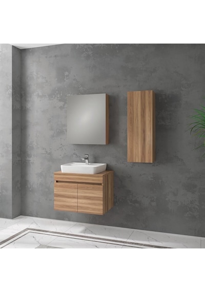 Denko Etna 65 Cm Mdf Hazar Banyo Dolabı Takımı Ve Boy Dolabı Ahşap Denko Etna 65 Cm Mdf Hazar Banyo Dolabı Takımı Ve Boy Dolabı Ahşap