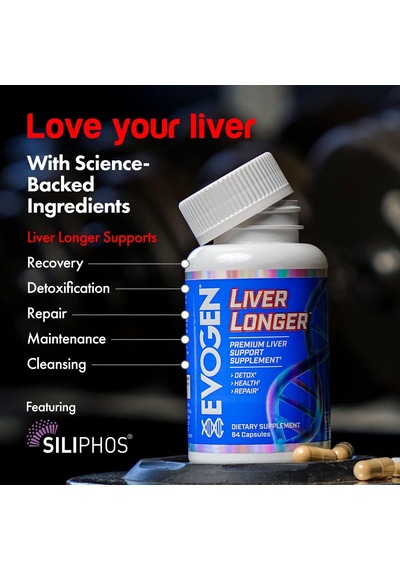 Evogen Liver Longer Molybdenum & N.a.c & Milk Thistle & Tudca Detox Health & Repair 84 Caps Aromasız