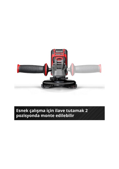 Professional Akülü Avuç Taşlama Makinesi Axxıo 18/115 Q Li-solo