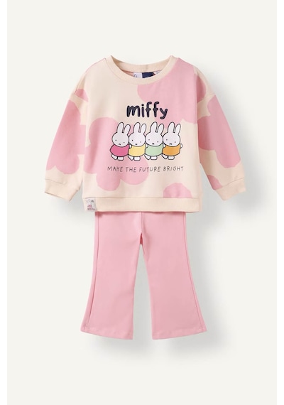 Defacto 2'li Miffy Baskılı Ekru Kız Bebek Alt-üst Takım I2162a5/er233