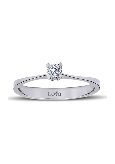 Lova G Renk 0,10 Karat Pırlanta Tektaş Yüzük - 1030051