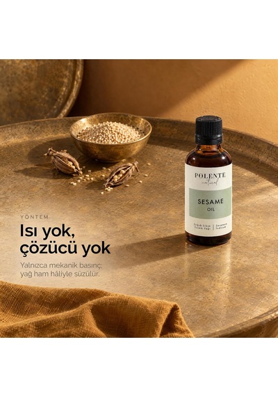 Susam Yağı,%100 Saf Ve Doğal, Soğuk Sıkım, 50 Ml Diğer
