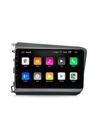 HONDA CİVİC FB7 ANDROİD MULTİMEDYA CARPLAY 9 İNC IPS HD  EKRAN 4GB/64GB KAMERA HEDİYELİ
