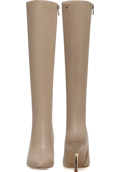 Nine West Berısa 2pr Nude Kadın Topuklu Çizme Bej