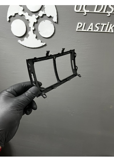 Peugeout 407 Orta Havalandırma Çerçevesi 3d Baskı Siyah 1 Adet