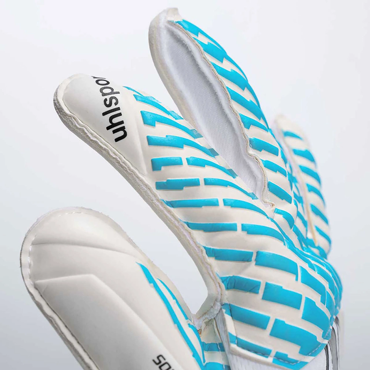 Beyaz - Mavi - Siyah Uhlsport Futbol Kaleci Eldiveni Fm Cybertec Soft Pro 101138301 Beyaz