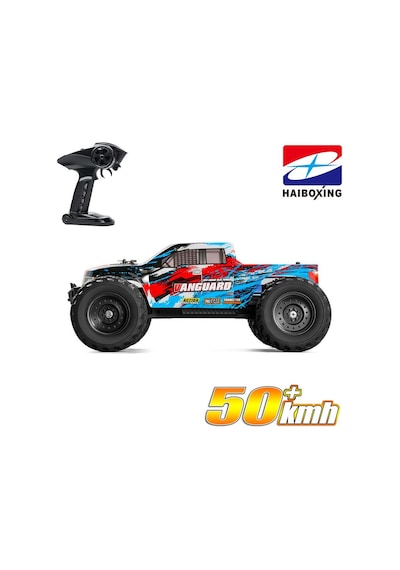 Haıboxıng Rc 1/12 903 Vanguard 50+ Km/h Sürat 4x4 Uzaktan Kumandalı Rc Model Araba Rtr Elektrikli 4wd Offroad Truck Mavi