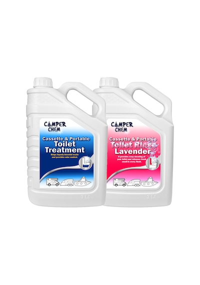 Karavan Tekne Tuvalet Kimyasalı-Camper Chem 2'li Set