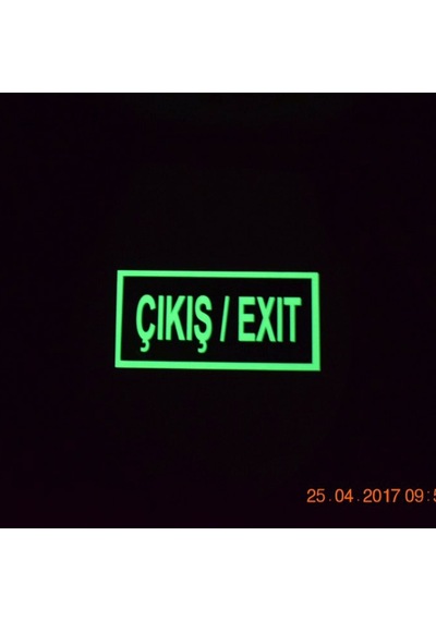 Fosforlu Yön Levhası | Çıkış Exit