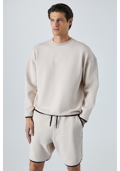 Grımelange Plemon Erkek Bisiklet Yaka Uzun Kol Baskı Detaylı Oversize Taş Rengi Sweatshirt Taş Rengi Grımelange Plemon Erkek Bisiklet Yaka Uzun Kol Baskı Detaylı Oversize Taş Rengi Sweatshirt Taş Rengi