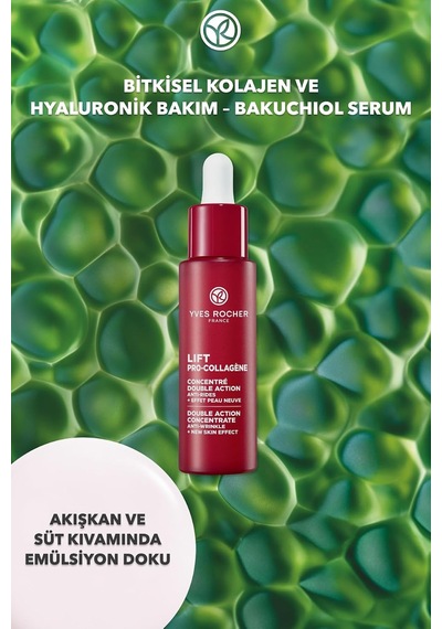 Lift Pro-collagène Bakuchiol Serum, Bitkisel Kolajen Ve Hyaluronik Asit, 30 Ml