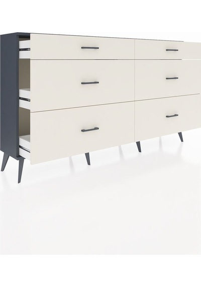 Arges Konsol 6 Çekmeceli 176x30x99 Antrasit-antrasit/aytaşı Antrasıt/aytası - Antrasıt Arges Konsol 6 Çekmeceli 176x30x99 Antrasit-antrasit/aytaşı Antrasıt/aytası - Antrasıt