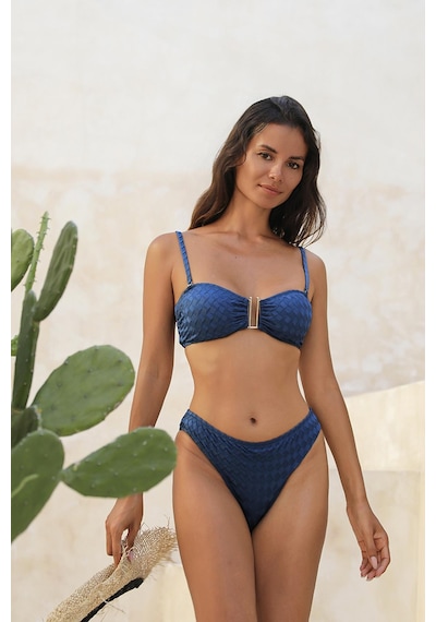 Amarelle Olympos Petrol Mavisi Toparlayıcı Bikini Altı Mavi