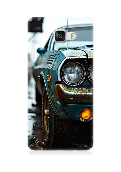 Samsung Galaxy A5 2016 Uyumlu Klasik Araba Desenli Silikon Kılıf