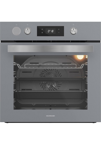 Silverline BO65P4S01- CS5700E6S01 - 3481 Flam Gri Cam Ankastre Set Silverline BO65P4S01- CS5700E6S01 - 3481 Flam Gri Cam Ankastre Set
