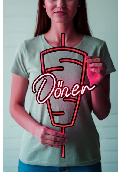 Döner Neon Tabela