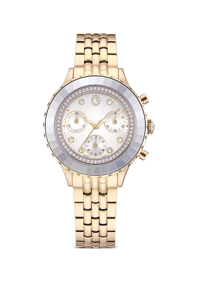5730194 Swarovski Kol Saati Octea:mb Pcg/whıte/pcg Metalik