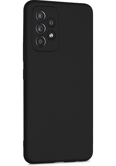 Microsonic Matte Silicone Samsung Uyumlu Galaxy A33 5G Kilif Siyah 539561222