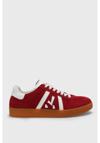 Lufian 111230262 Nelson Sneaker Erkek Deri Ayakkabı Kırmızı