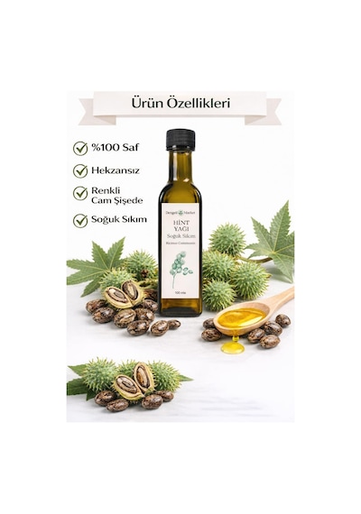 Göğüs Bölgesi İçin Hint Yağı Göğüs Pedi Tekrar Kullanılabilir %100 Sızdırmaz Small A-c Cup + 100 Ml Hint Yağı Hekzansız