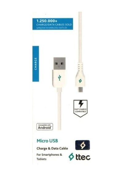 Ttec Micro Usb Şarj Ve Data Kablosu Samsung/lg/htc/zenfone/huawei