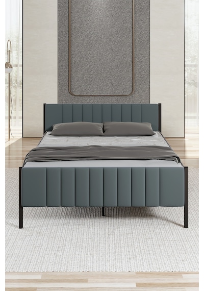 Lotus Metal Karyola 150x200 Cm Antrasit Renk 150 x 200 CM