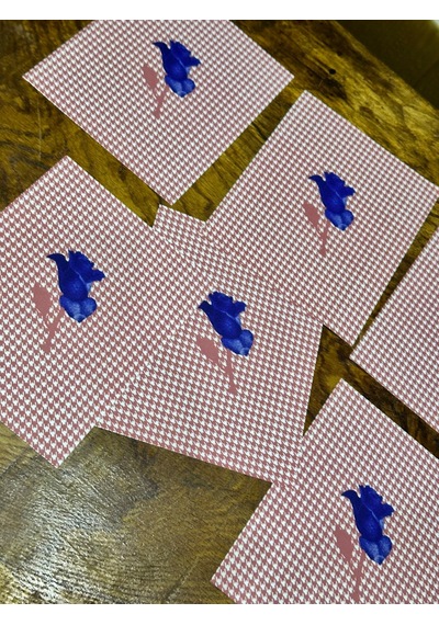 6 Lı Leke Turmaz Çiçekli Ekose Çatal Bıçak Sunum Peçete Kahve Sunum 18x16 Cm Kiremit